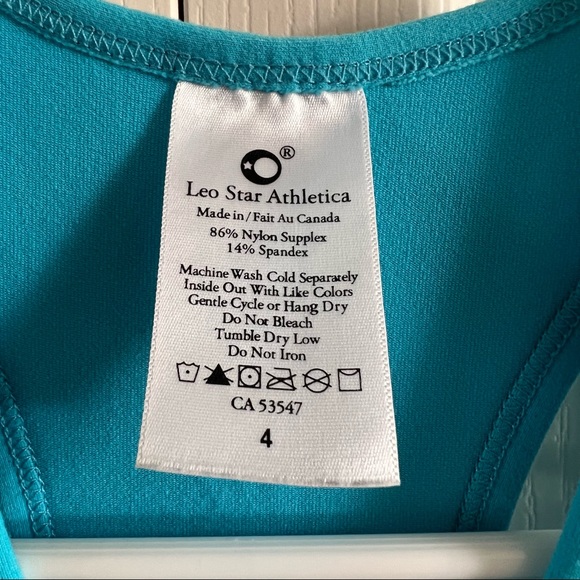 3/$25.00 🛍 Leo Star Athletica yoga/fitness tank - Picture 4 of 6